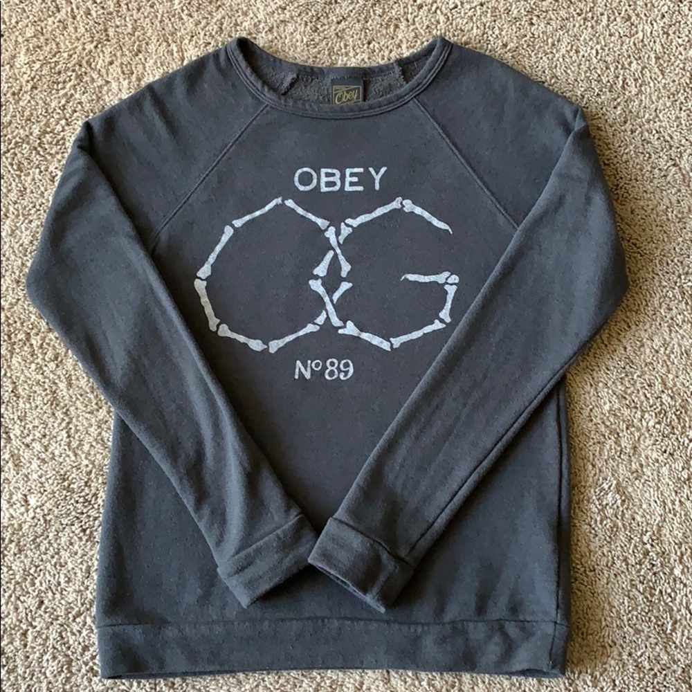 Obey lightweight  sweatshirt
